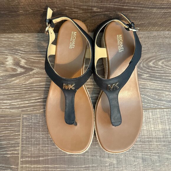 Michael Kors T-Strap Wedge Sandal - Size 8 - Picture 9 of 15